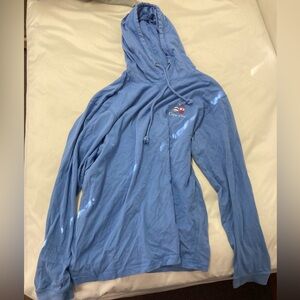 Thin long sleeve with hood large